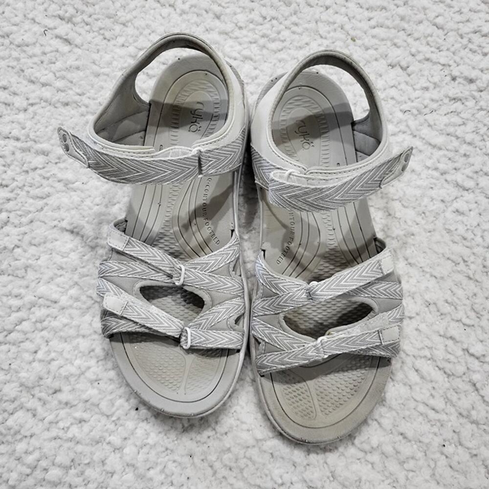 Ryka Adjustable Sandals Gray Women’s Size 11